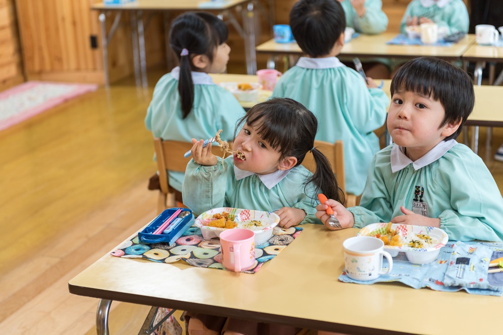 給食の様子